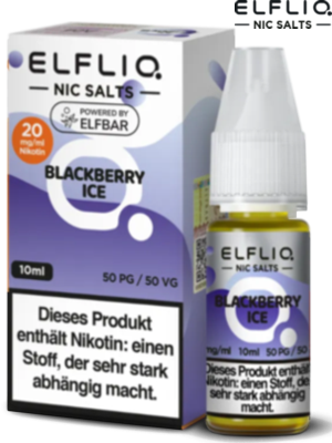 ELFBAR ELFLIQ 10ml - Blackberry Ice Nikotinsalz