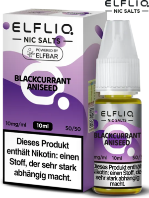 ELFBAR ELFLIQ 10ml - Blackcurrant Aniseed Nikotinsalz