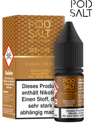 Pod Salt 10ml - Origin Cuban Creme Nikotinsalz