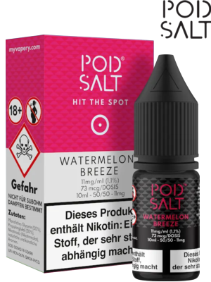 Pod Salt 10ml - Watermelon Breeze Nikotinsalz