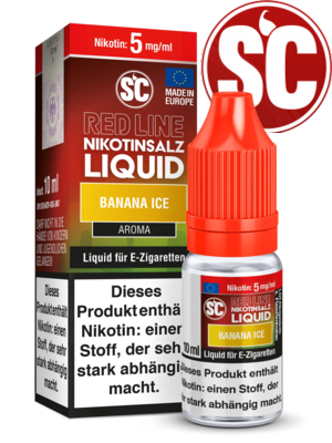 SC Red Line 10ml - Banana Ice Nikotinsalz