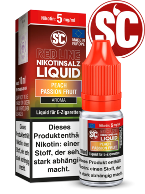 SC Red Line 10ml - Peach Passion Fruit Nikotinsalz