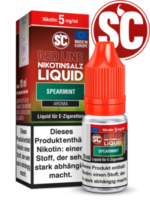 SC Red Line 10ml - Spearmint Nikotinsalz