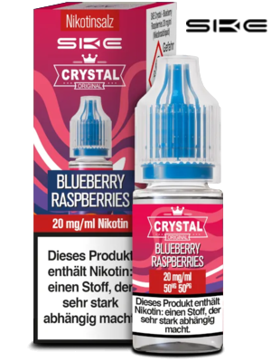 SKE Crystal 10ml - Blueberry Raspberries Nikotinsalz