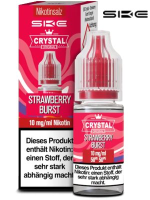 SKE Crystal 10ml - Strawberry Burst Nikotinsalz